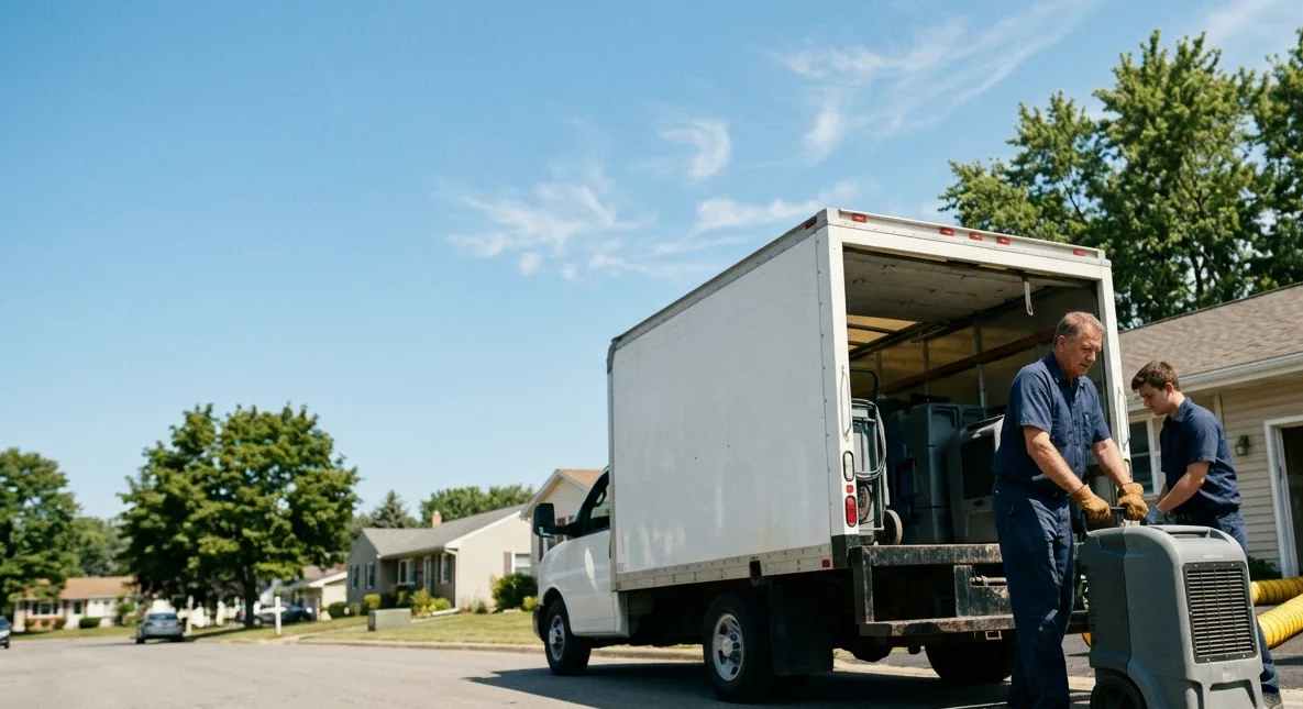 Water Damage Cleanup in Pleasant Valley, IA near me